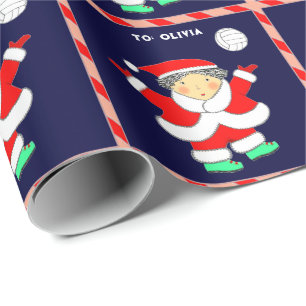 Papel De Presente Volei Feminino de Natal