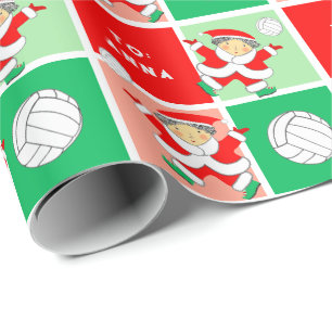 Papel De Presente Volei Feminino Natal