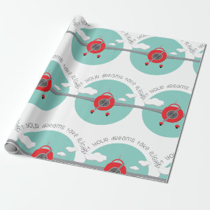 Papel De Presente Voo