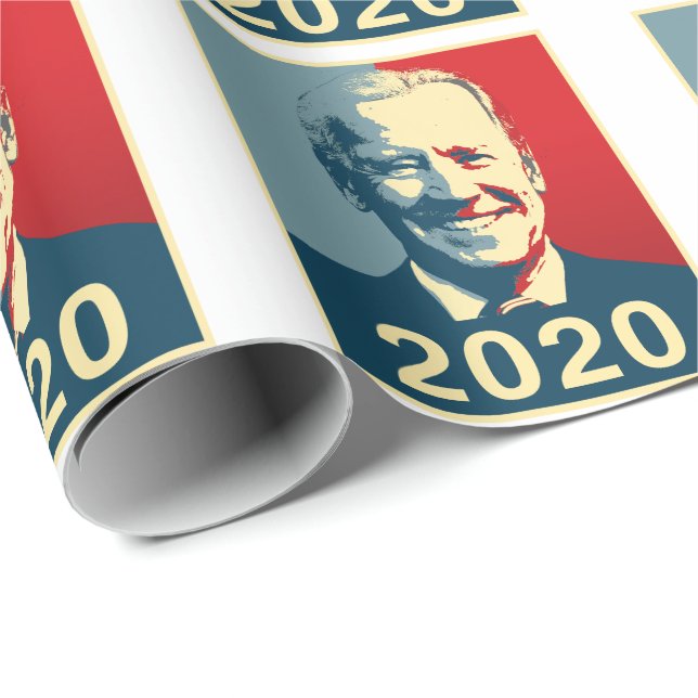 PAPEL DE PRESENTE VOTAÇÃO JOE BIDEN 2020 (Ponta do rolo)