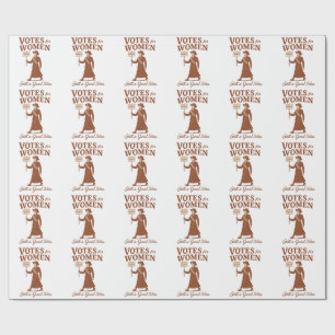 Papel De Presente Votos para Mulheres, Vintage Suffragette Art