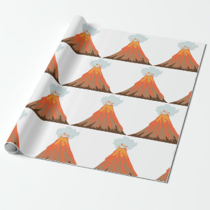 Papel De Presente Vulcão