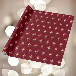 Papel De Presente Waifish Girl Christmas Elf Wrappaper