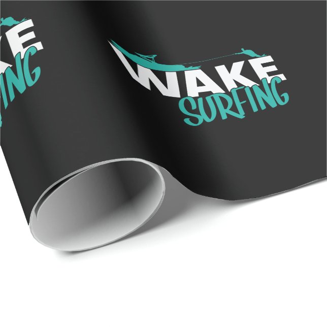 Papel De Presente Wake Surfing (Ponta do rolo)