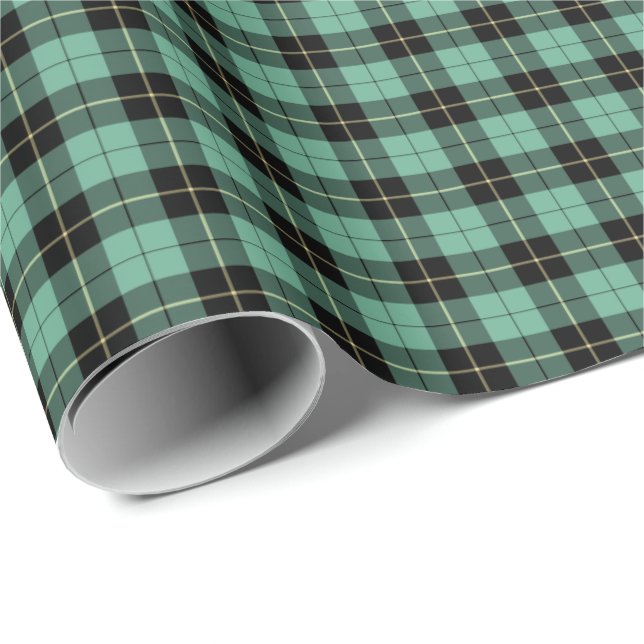 Papel De Presente Wallace Clan Ancient Hunting Tartan (Ponta do rolo)