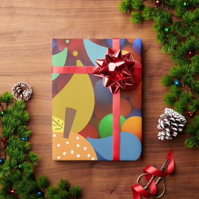 Papel De Presente wallpaper colorido (Presente de Natal)