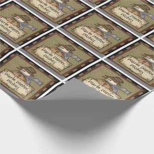 Papel De Presente Warm Winter Deseja Snowman
