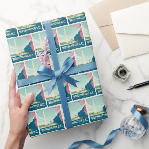 Papel De Presente Washington DC   Capital da Nação