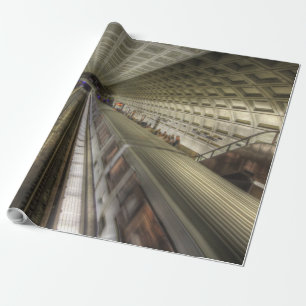 Papel De Presente Washington DC Metro Train Station