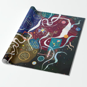 Papel De Presente Wassily Kandinsky - Movimento Um Arte Abstrata
