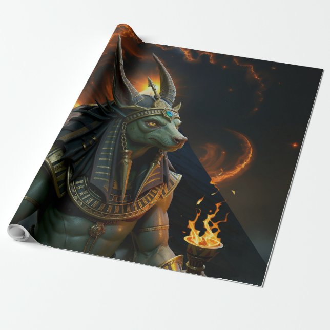 Papel De Presente Watcher of the Afterlife – Anubis.  (Desenrolado)