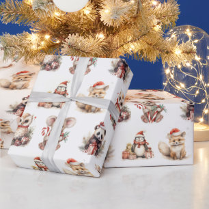 Papel De Presente Watercolor Christmas Willife