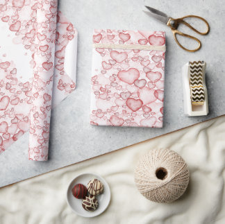 Papel De Presente watercolor seamless pattern featuring numerous sof