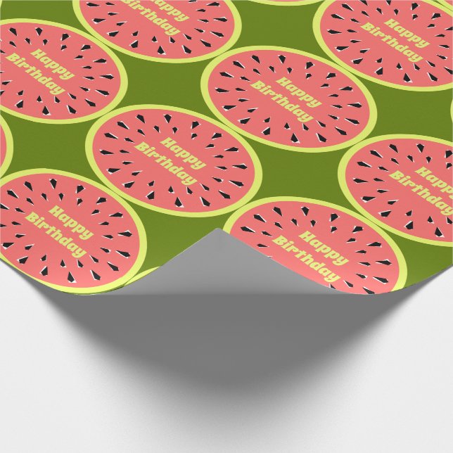 Papel De Presente Watermelon Pink Multi Happy Birday (Ponta)