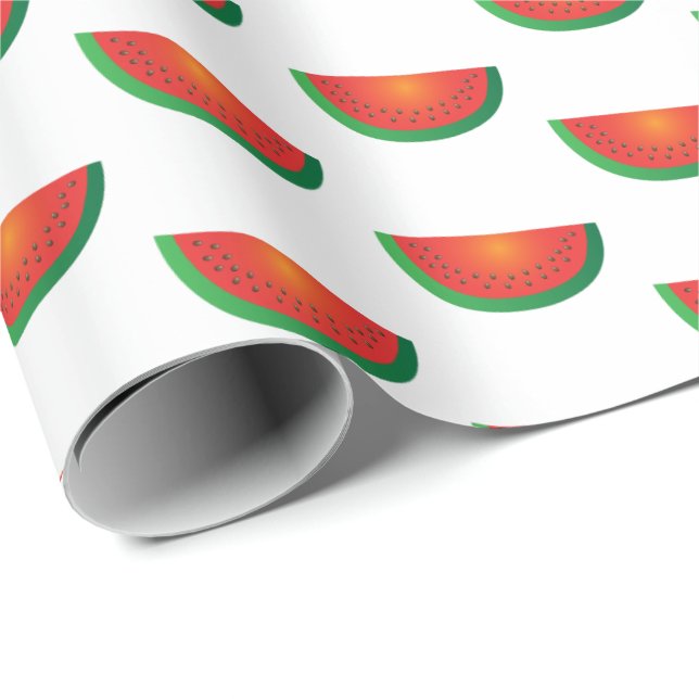 Papel De Presente Watermelon Summer Party (Ponta do rolo)