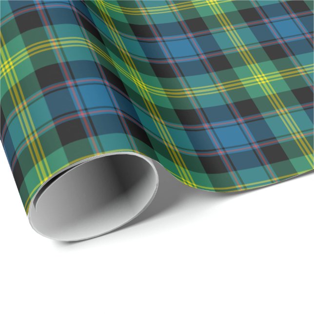 Papel De Presente Watson Clan Tartan (Ponta do rolo)