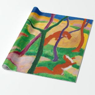 Papel De Presente Weasels no Play de Franz Marc