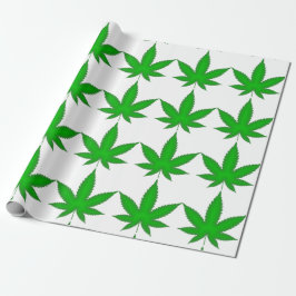 Papel De Presente Weed Leaf Christmas Personalizado