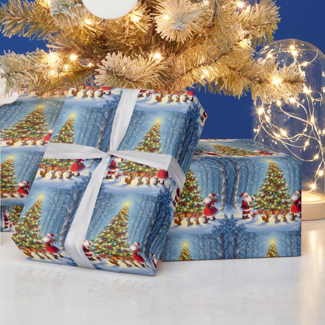 Papel De Presente „Weihnachtliche Harmonie“ (Feriados)