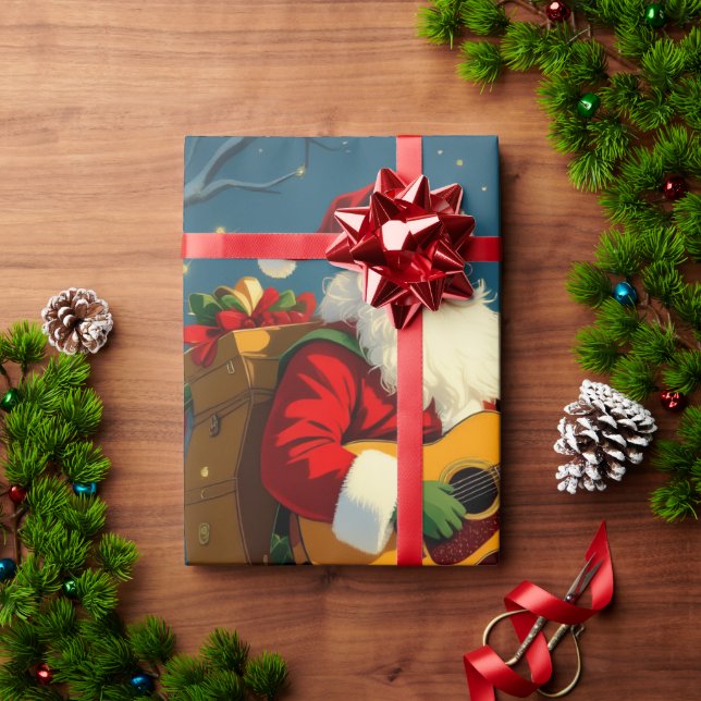 Papel De Presente „Weihnachtliche Harmonie“ (Presente de Natal)