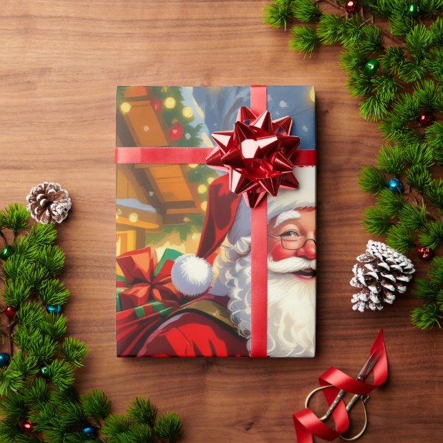 Papel De Presente „Weihnachtliche Harmonie“ (Presente de Natal)