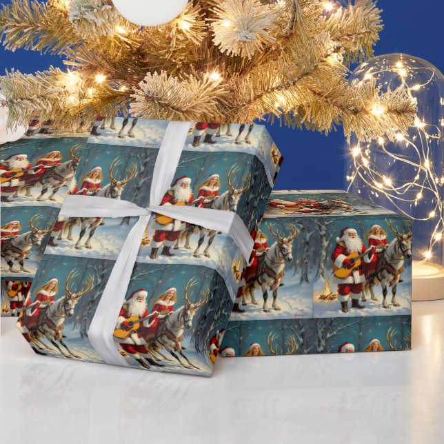 Papel De Presente „Weihnachtliche Harmonie“ (Feriados)