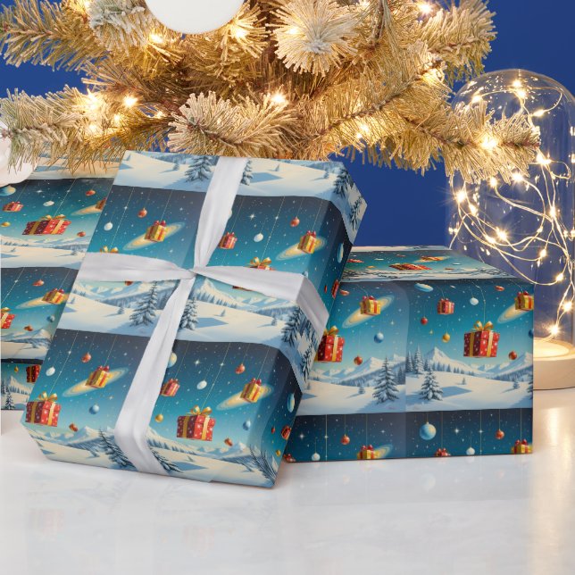 Papel De Presente „Weihnachtliche Harmonie“ (Feriados)