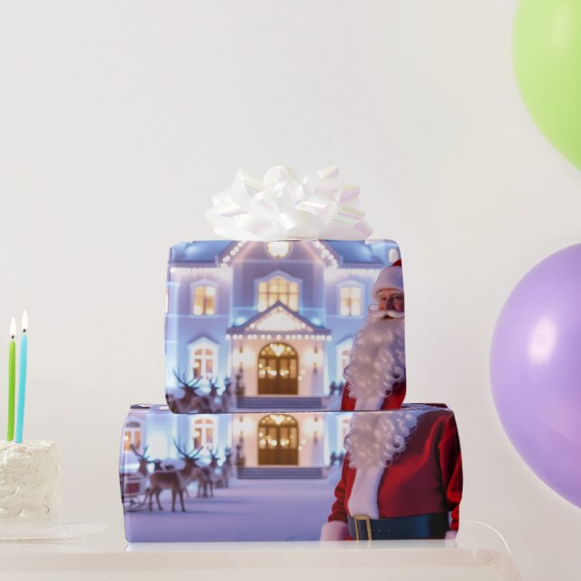 Papel De Presente „Weihnachtliche Harmonie“ (Presentes para festas)