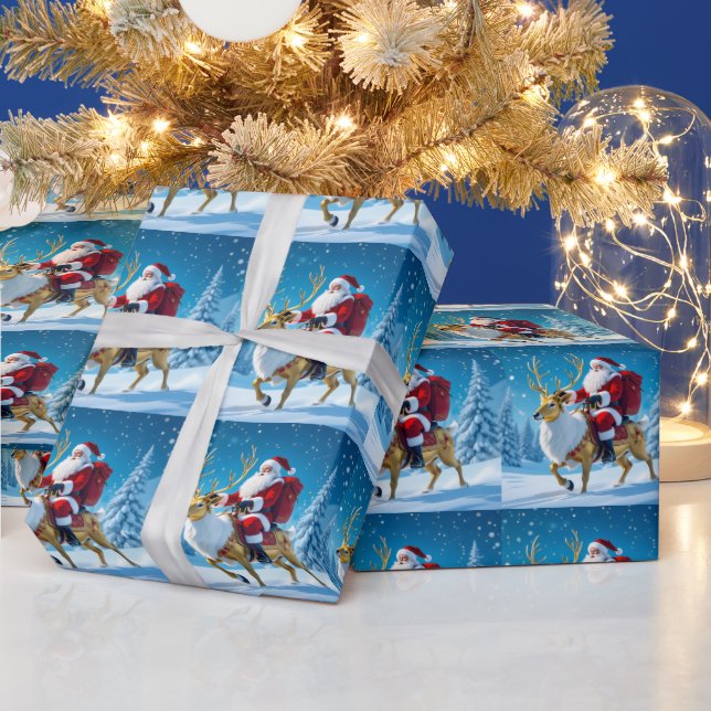 Papel De Presente „Weihnachtliche Harmonie“ (Feriados)