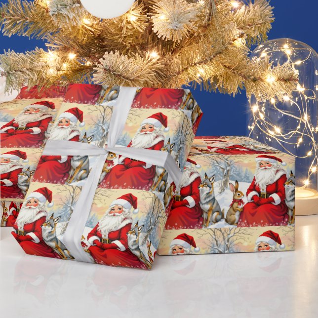 Papel De Presente „Weihnachtliche Harmonie“ (Feriados)