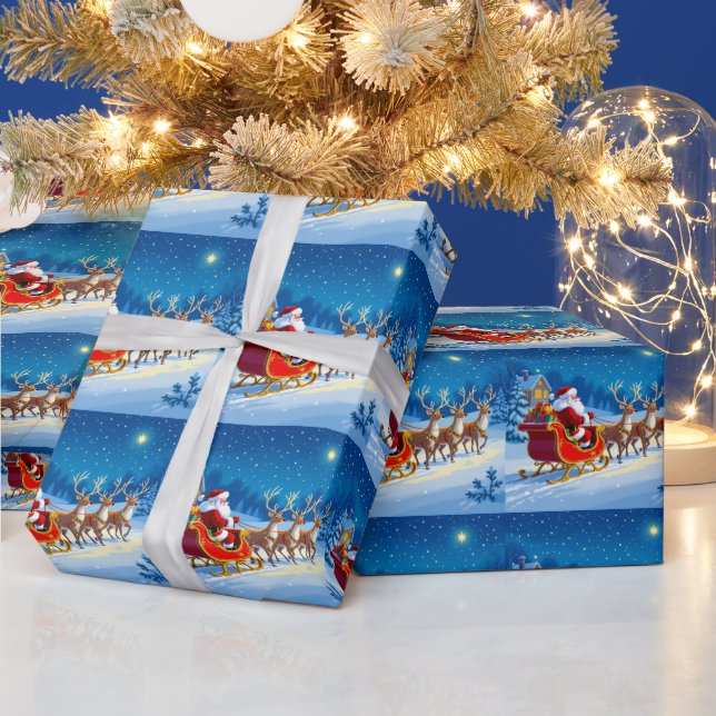 Papel De Presente „Weihnachtliche Harmonie“ (Feriados)