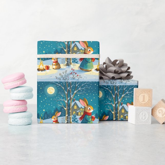 Papel De Presente „Weihnachtliche Harmonie“ (Chá de bebê)