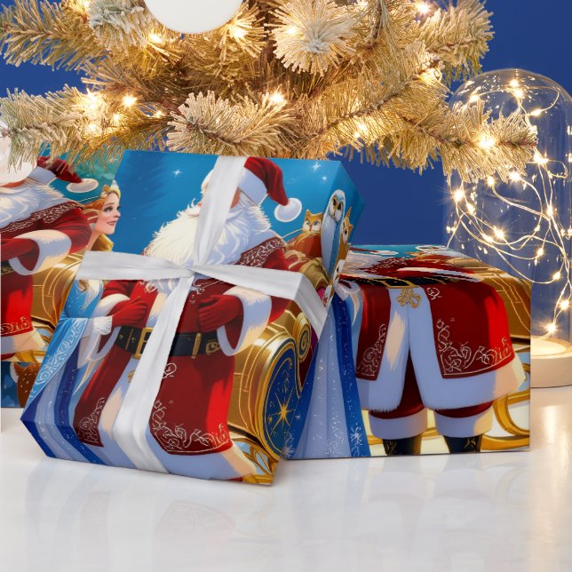 Papel De Presente „Weihnachtliche Harmonie“ (Feriados)