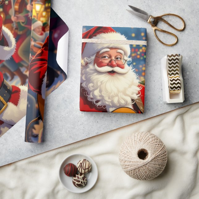 Papel De Presente „Weihnachtliche Harmonie“ (Artesanato)