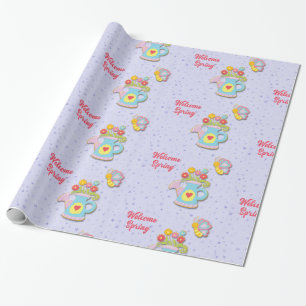 Papel De Presente Welcome Spring