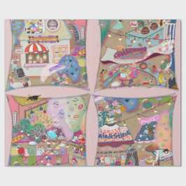 Papel De Presente Welcome to My LALATOWN Wrapping Paper 2