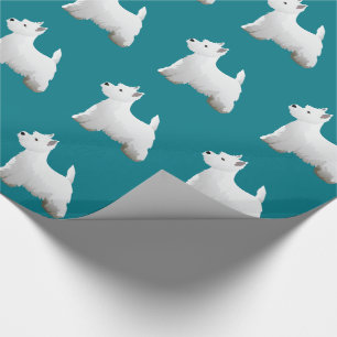 Papel De Presente West Highland White Terrier Basic Brevee Design