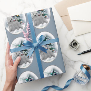 Papel De Presente West Highland White Terrier Natal