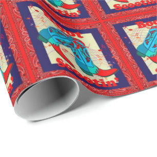 Papel De Presente Western Cowboy Boots Dance Boot Scootin'