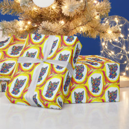 Papel De Presente Westie BG Wrapping Paper