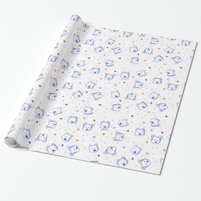 Papel De Presente Westin Color Crayon Cuties (Desenrolado)