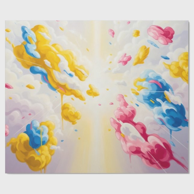 Papel De Presente Where clouds Dream (Aberto)