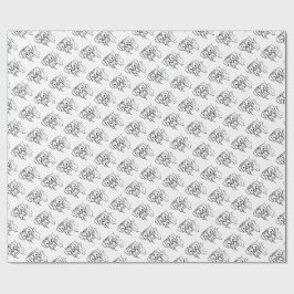 Papel De Presente Whimsical Boxer: Texto Editável
