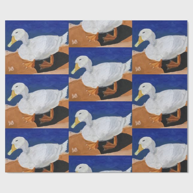 Papel De Presente White Goose (Aberto)