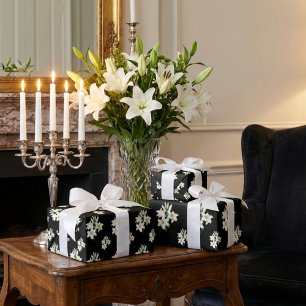 Papel De Presente White Lillies