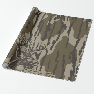 Papel De Presente Whitetail Deer Bottomland Camo Deer Hunting Camo