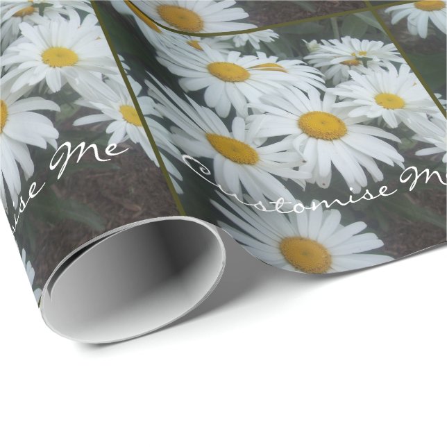 Papel De Presente Wild Daisies (Ponta do rolo)