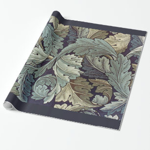 Papel De Presente William Morris Acanthus Wallpaper Folhas