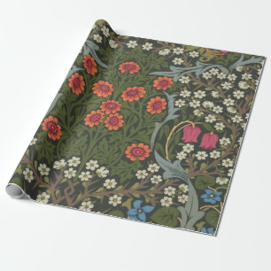 Papel De Presente William Morris Blackthorn Garden Flower Classic
