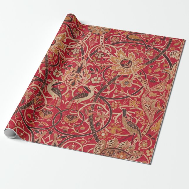 Papel De Presente William Morris Bullerswood (Desenrolado)